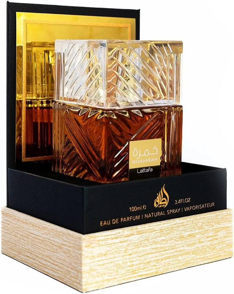 Khamrah for Unisex Eau De Parfum Spray, 3.4 Ounce