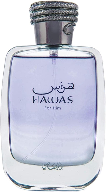 Rasai Hawas for Men Eau De Parfum, 3.4 Ounce