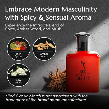 Red Classic Match, Our Version of Polo Red, EDT Spray, 75 Ml