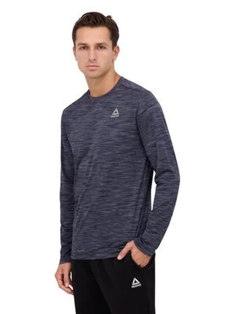 Mens and Big Mens Stride Performance Long Sleeve Shirt, Sizes XS-5XL