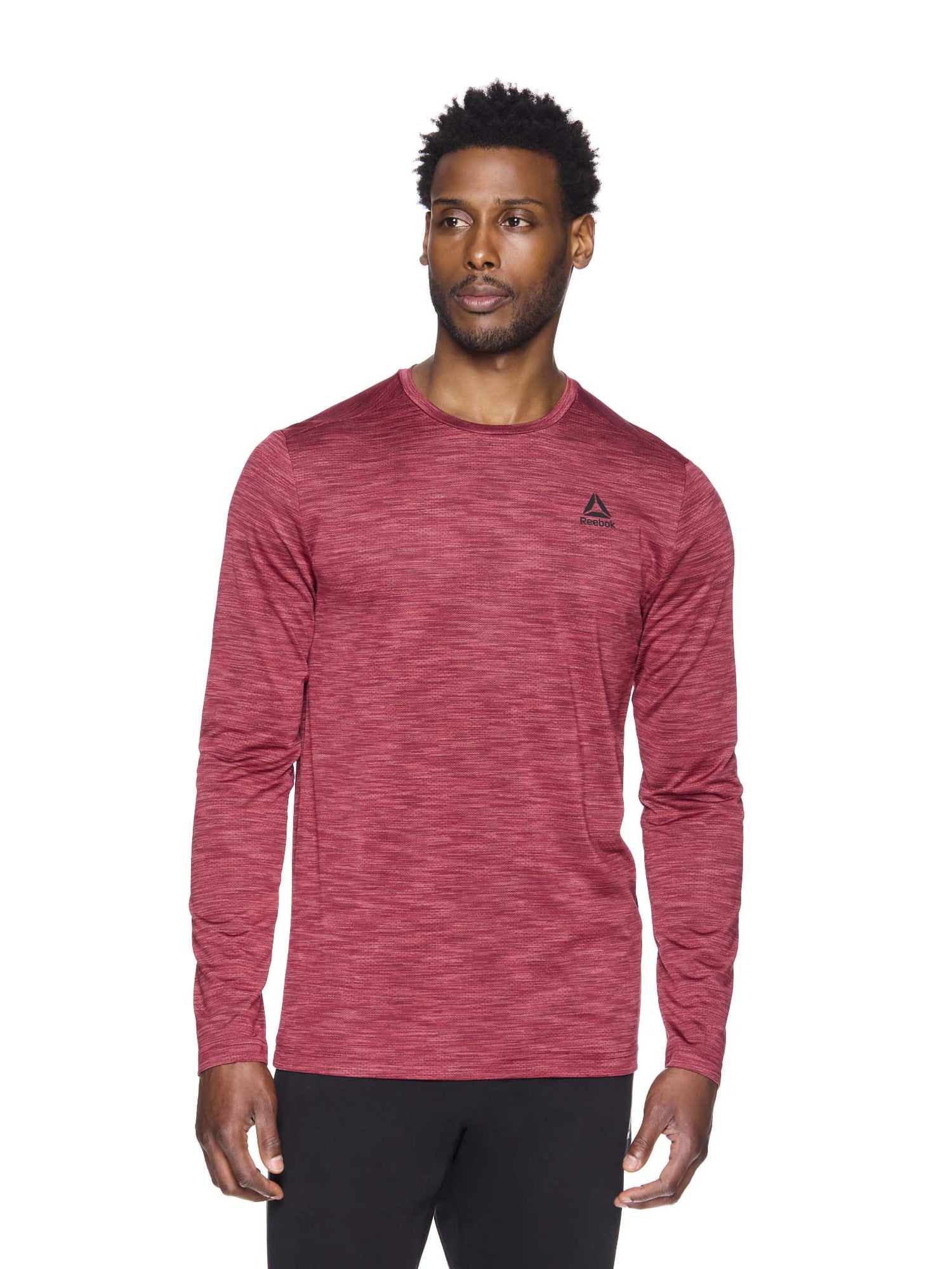 Mens and Big Mens Stride Performance Long Sleeve Shirt, Sizes XS-5XL