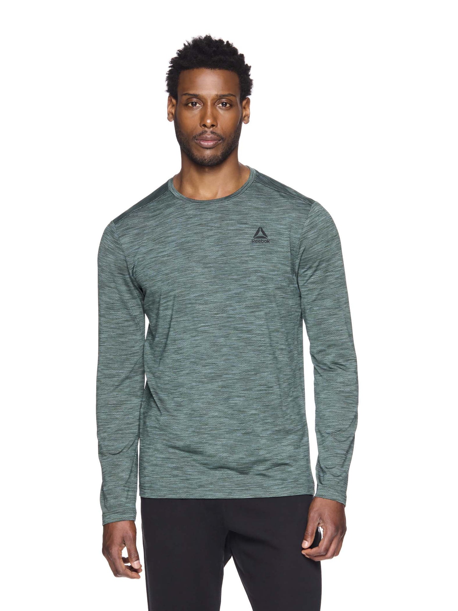 Mens and Big Mens Stride Performance Long Sleeve Shirt, Sizes XS-5XL