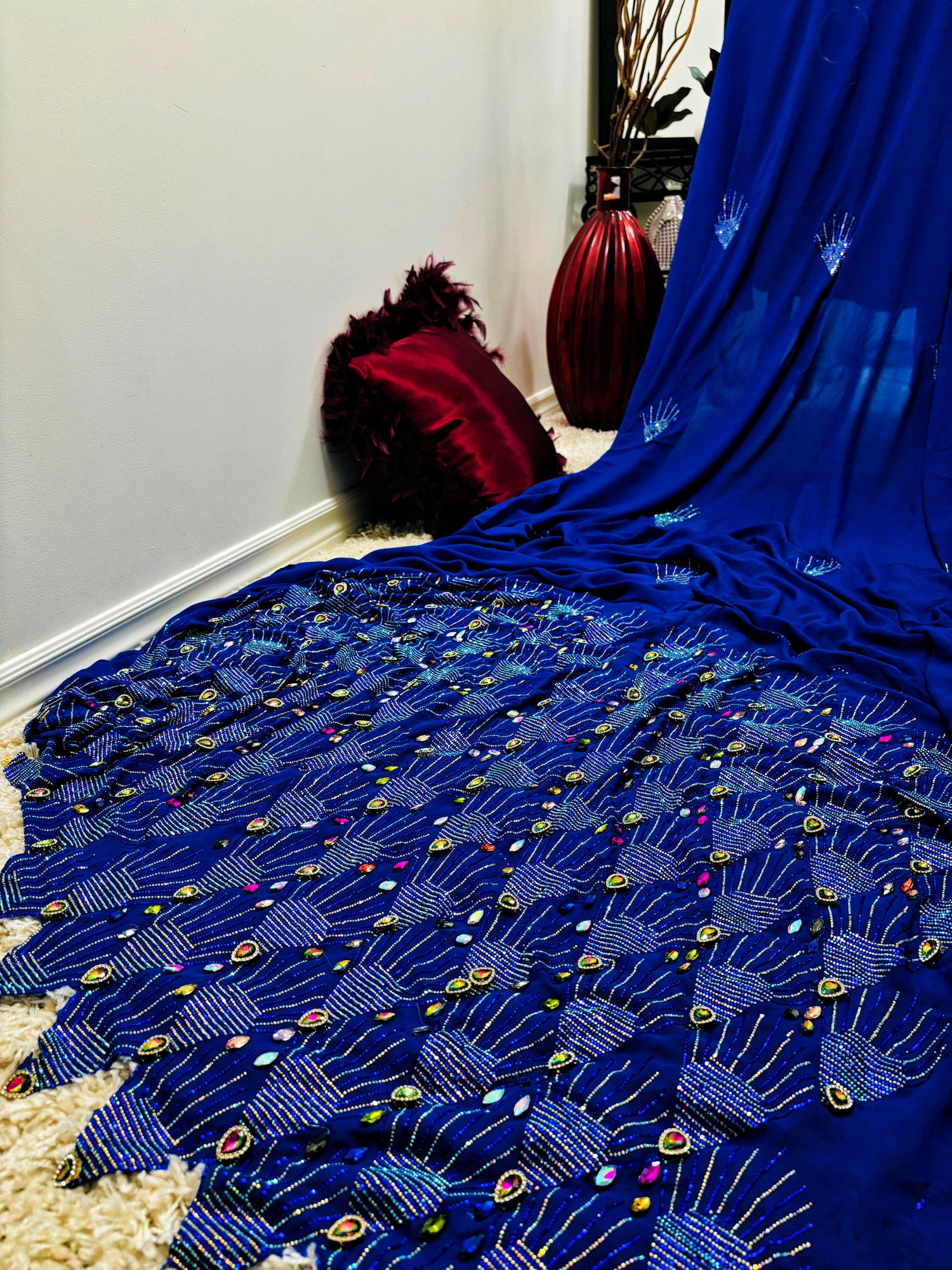 Premium Chiffon Fabric – Soft, Lightweight &amp; Elegant – Ideal for Pakistani, Indian &amp; Afghani Dresses - Mohammad collection