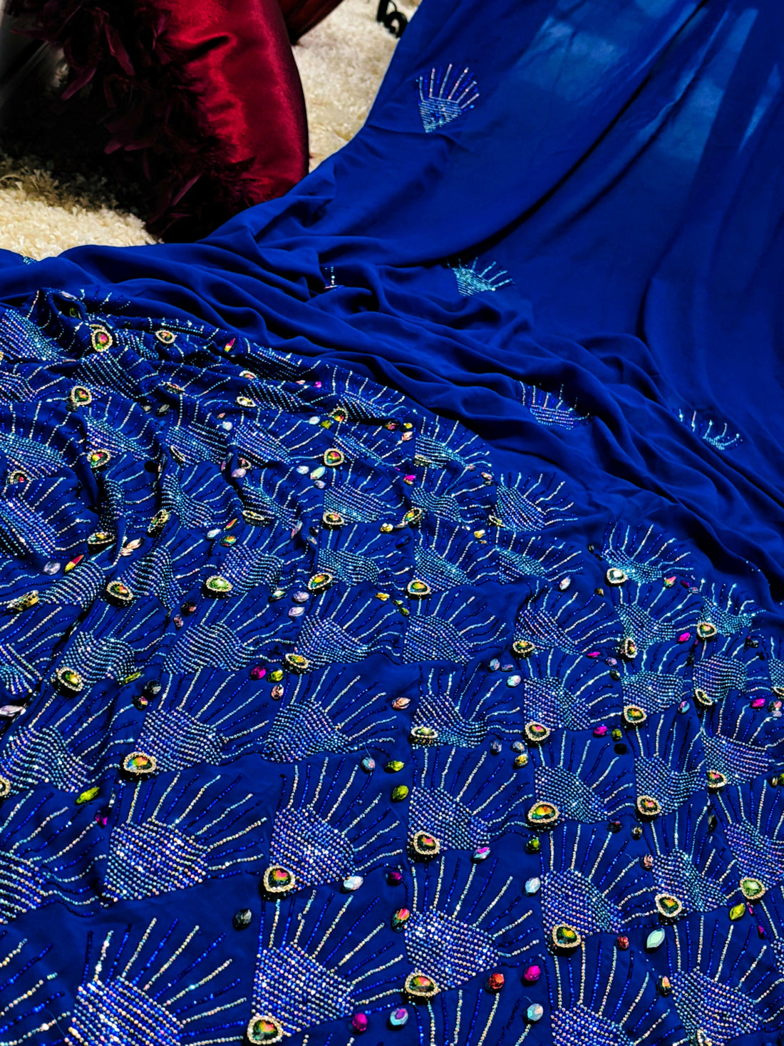 Premium Chiffon Fabric – Soft, Lightweight &amp; Elegant – Ideal for Pakistani, Indian &amp; Afghani Dresses - Mohammad collection
