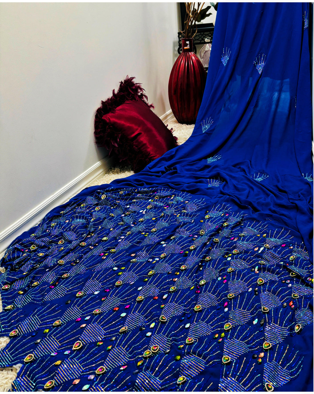 Premium Chiffon Fabric – Soft, Lightweight &amp; Elegant – Ideal for Pakistani, Indian &amp; Afghani Dresses - Mohammad collection