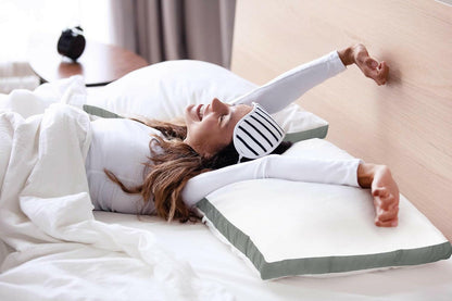 Bed Pillows for Sleeping Queen Size (Grey), Set of 2, Cooling Hotel Quality, Gusseted Pillow for Back, Stomach or Side Sleepers