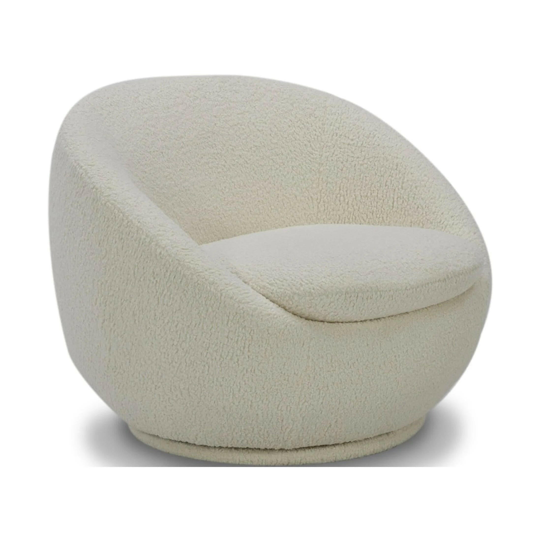 Mira Swivel Accent Chair, Cream