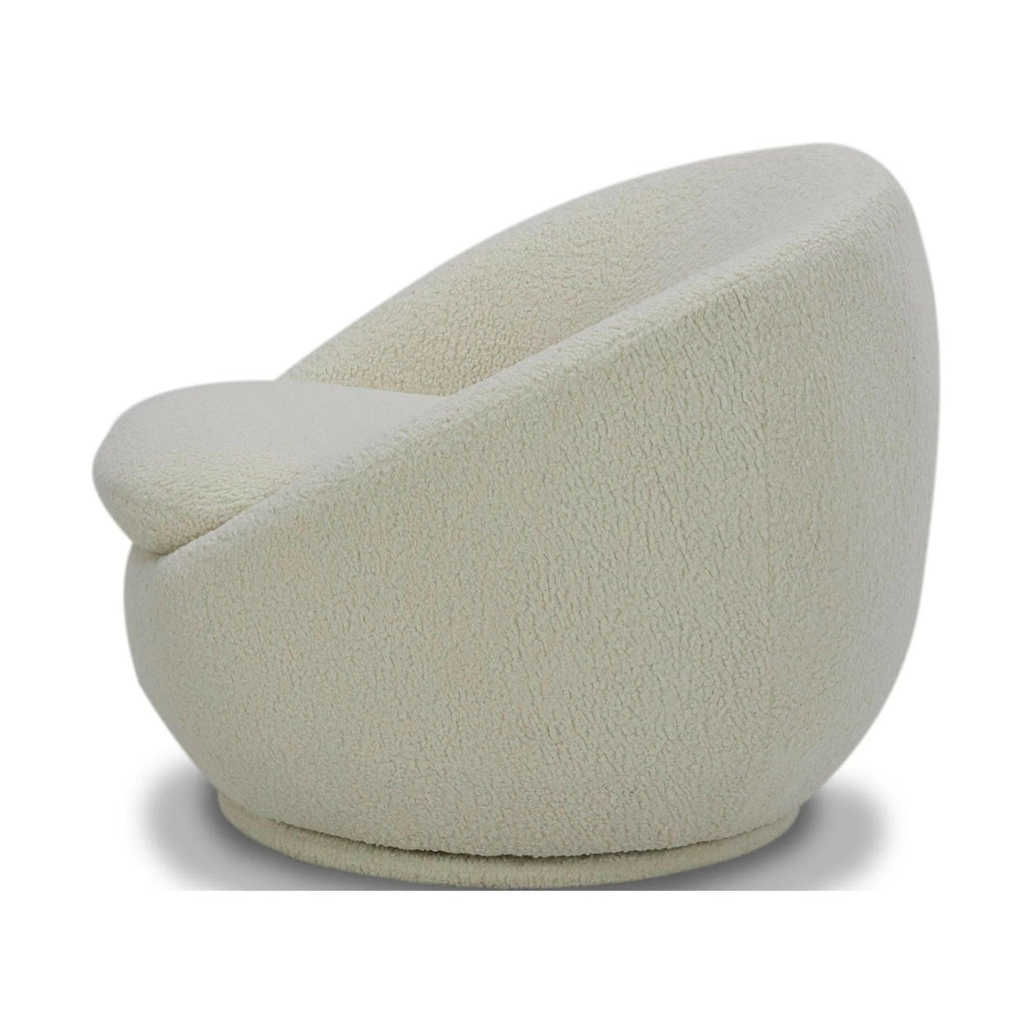 Mira Swivel Accent Chair, Cream