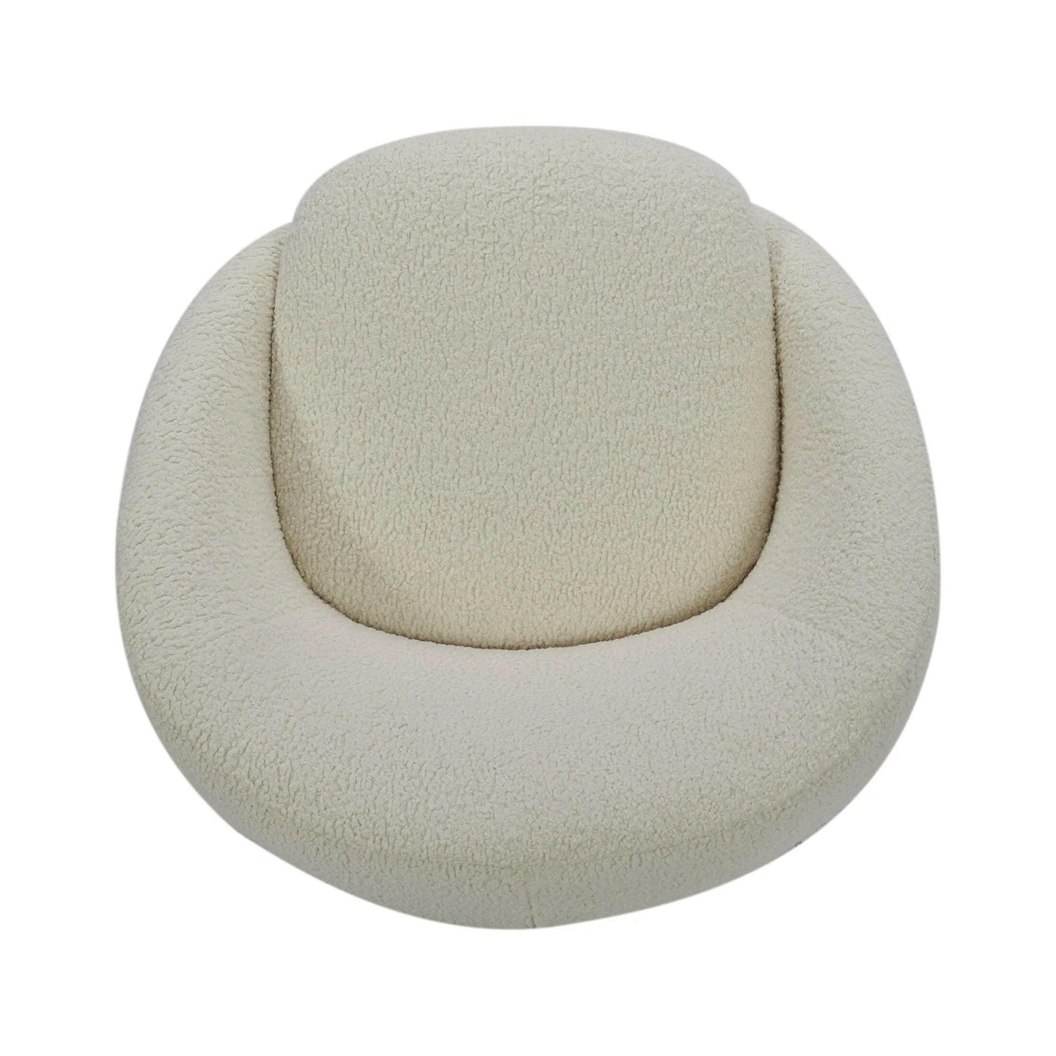 Mira Swivel Accent Chair, Cream