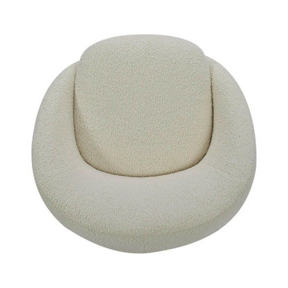 Mira Swivel Accent Chair, Cream