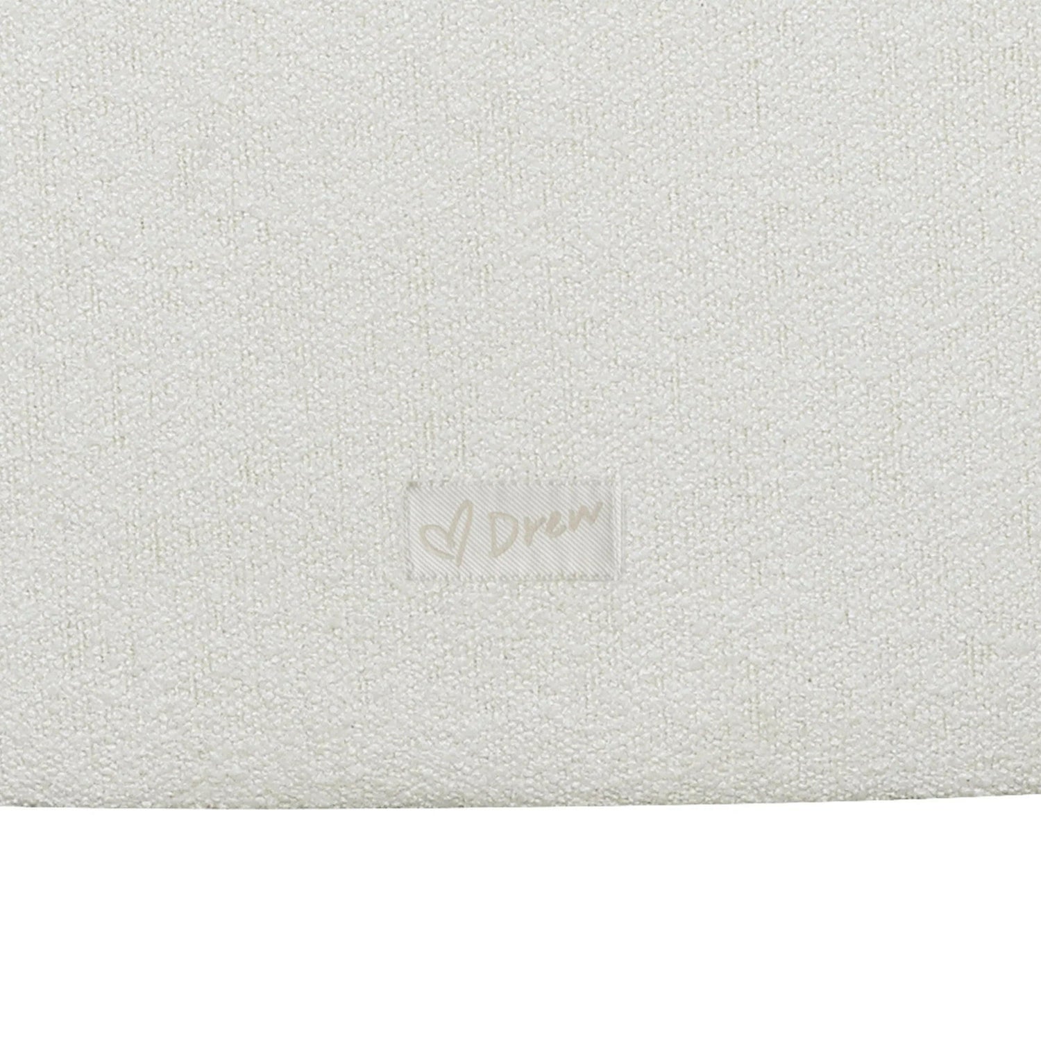 Drew Accent Chair by Drew Barrymore, Cream Boucle