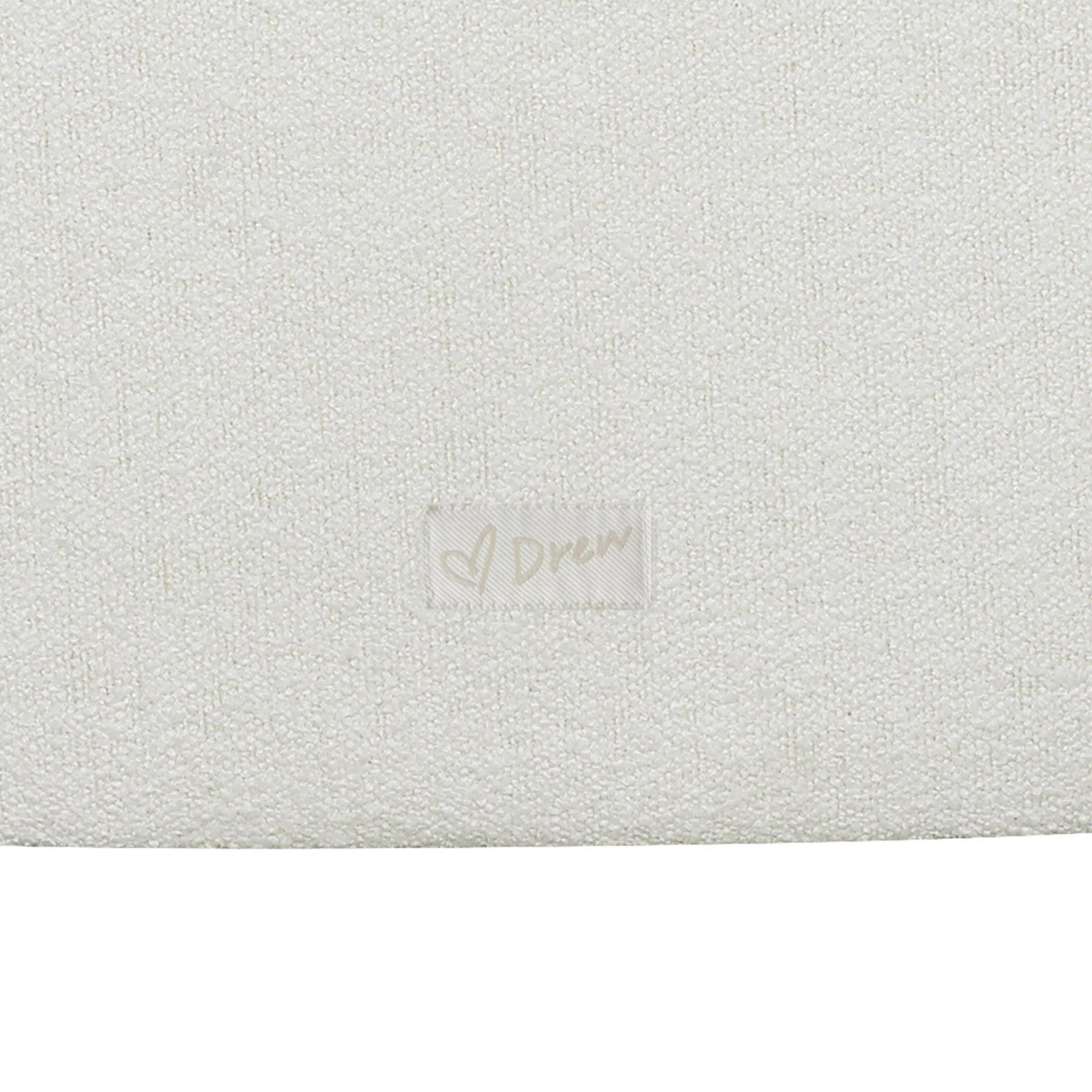 Drew Accent Chair by Drew Barrymore, Cream Boucle
