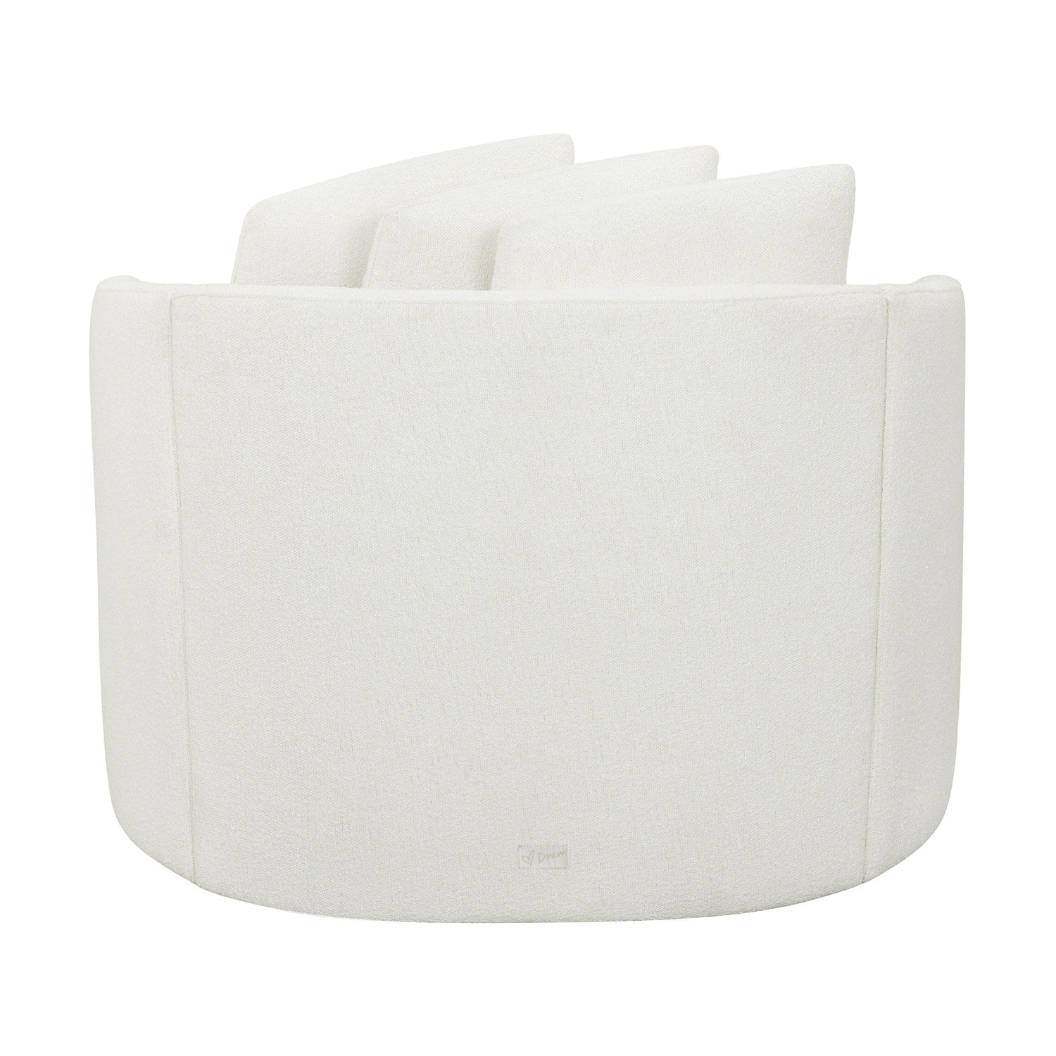Drew Accent Chair by Drew Barrymore, Cream Boucle