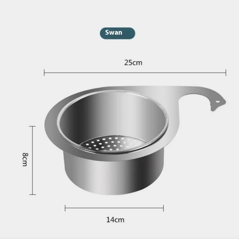 Stainless Steel Hanging Draining Rack For Kitchen Sink - Mohammad collection