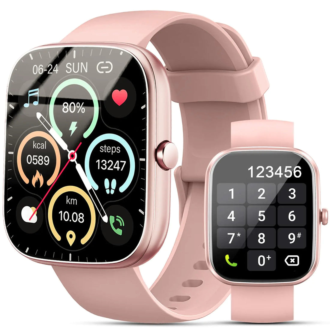 Smart Watch 1.96&quot; Smartwatch for Women Men (Answer/Make Call) Fitness Tracker with 100+ Sport Modes IP68 Waterproof Heart Rate/Sleep Monitor Spo2 Pedometer Activity Tracker for Android iOS - Mohammad collection