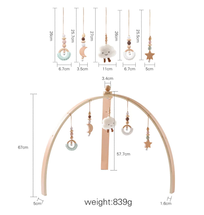 Infant Timber Play Gym - Mohammad collection