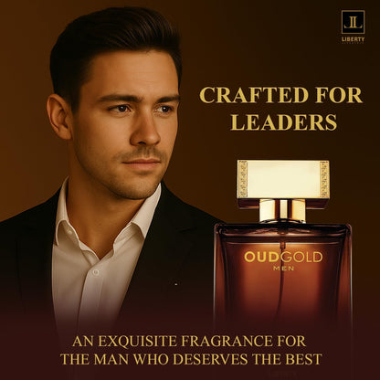 Oud Perfume for Men, 1.7 Oz Oud Gold Perfumes Long-Lasting Eau De Parfum, Luxury Woody Fragrance for Men, Perfume Spray