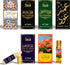 Maamoul Attar Oil Set by  | العطار العربي | Arab Perfume Oils for Men and Women | 6 Assorted Scents X 6Ml | Arabian Oud Oil Fragrances | Sampler Gift Set, Halal & Vegan Islamic Scents
