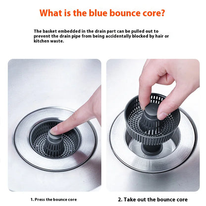 Stainless Steel Sink Pop-Up Drain - Mohammad collection