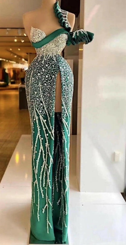 Madison African Lace Fabric 2021 French Heavy Beaded Lace Fabric Nigerian Sequins Embroidery Net Lace Fabrics for Bridal Dress