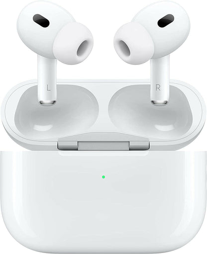 Airpods Pro 2 Wireless Earbuds, Bluetooth Headphones, Active Noise Cancellation, Transparency, Personalized Spatial Audio, High-Fidelity Sound, H2 Chip, USB-C Charging