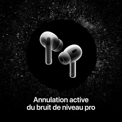 Airpods Pro 2 Wireless Earbuds, Bluetooth Headphones, Active Noise Cancellation, Transparency, Personalized Spatial Audio, High-Fidelity Sound, H2 Chip, USB-C Charging