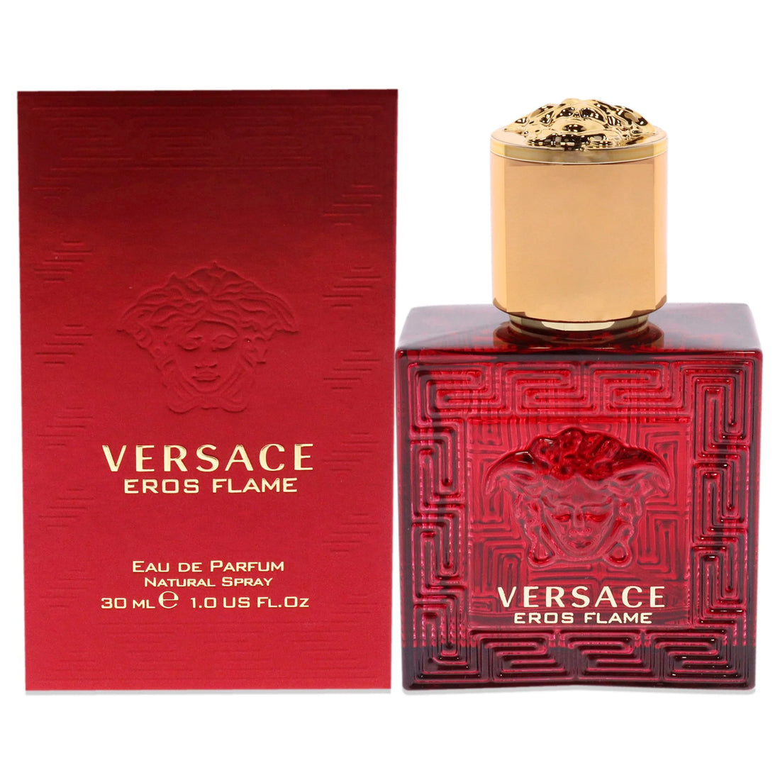Eros Flame Eau De Parfum, Cologne for Men, 1 Oz