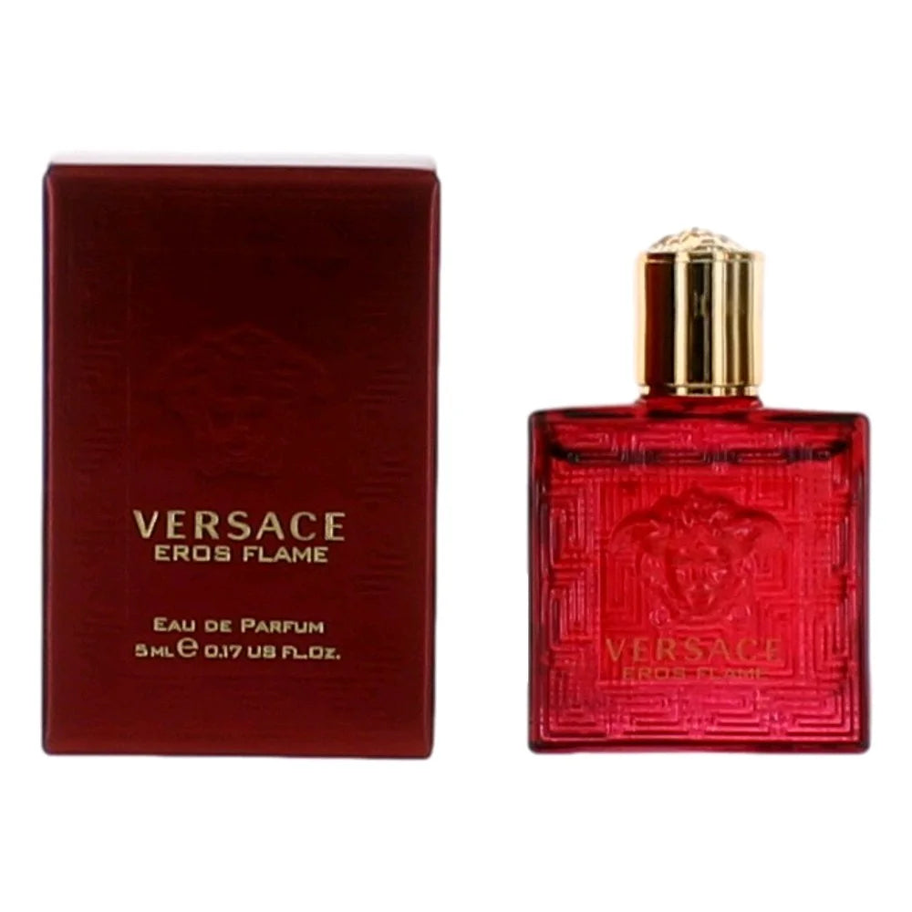 Eros Flame Eau De Parfum, Cologne for Men, 1 Oz