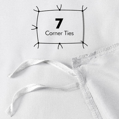 Duvet Cover Queen Size Set - 1 Duvet Cover with 2 Pillow Shams - 3 Pieces Comforter Cover with Zipper Closure - Soft Brushed Microfiber, 90 X 90 Inches (Queen, White)