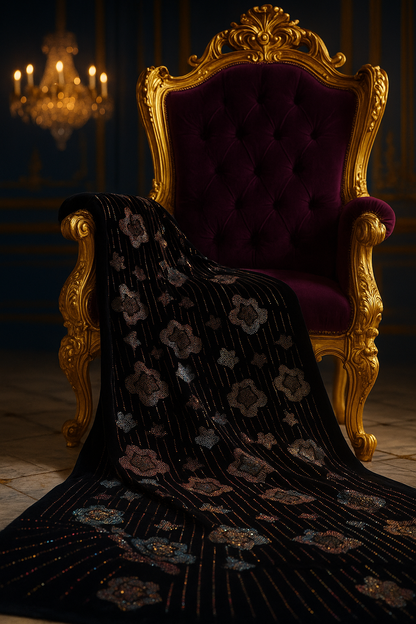 REGENCY Velvet High End Upholstery Drapery Fabric Candlelight BTY $250